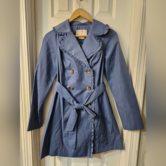 NWOT Gal Meets Glam Trench Coat - Picture 5 of 9
